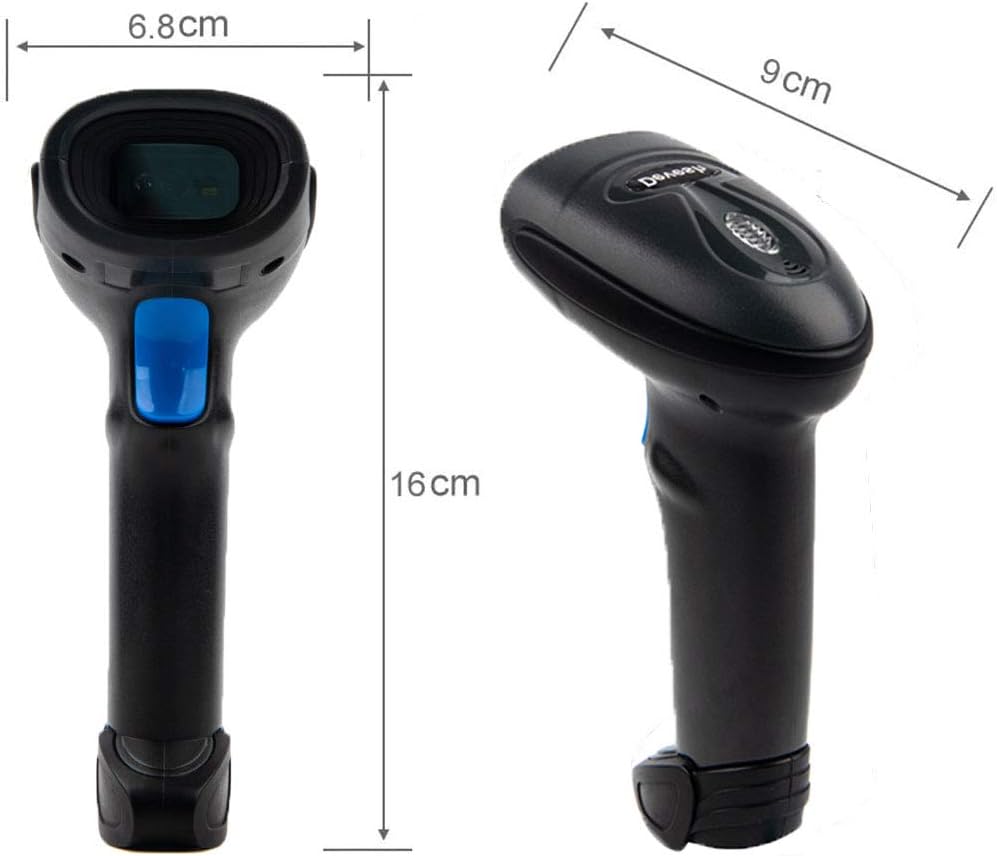 2D Wireless Barcode Scanner USB Rechargeable E82818