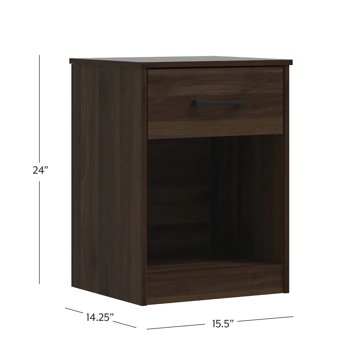 White 1 Drawer Nightstand Q712191