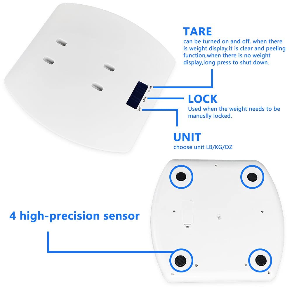 Digital Baby Scale with Hold Function, LCD Display B797808