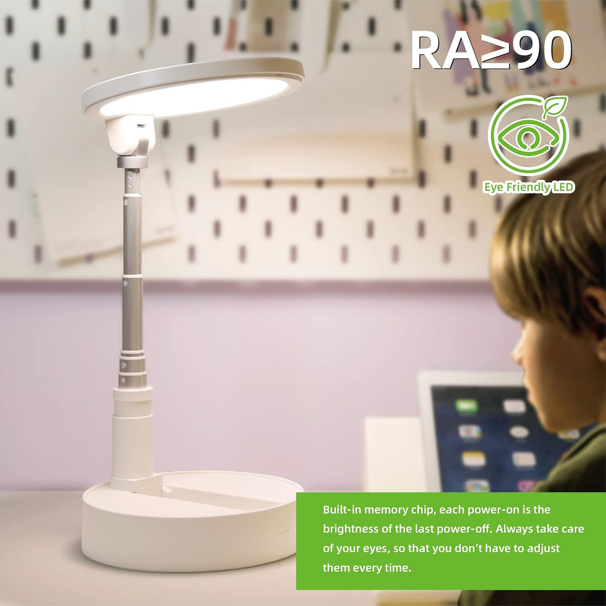 Table Lamp, Telescopic, Foldable, 5 Brightness, 3 Color Mode T968
