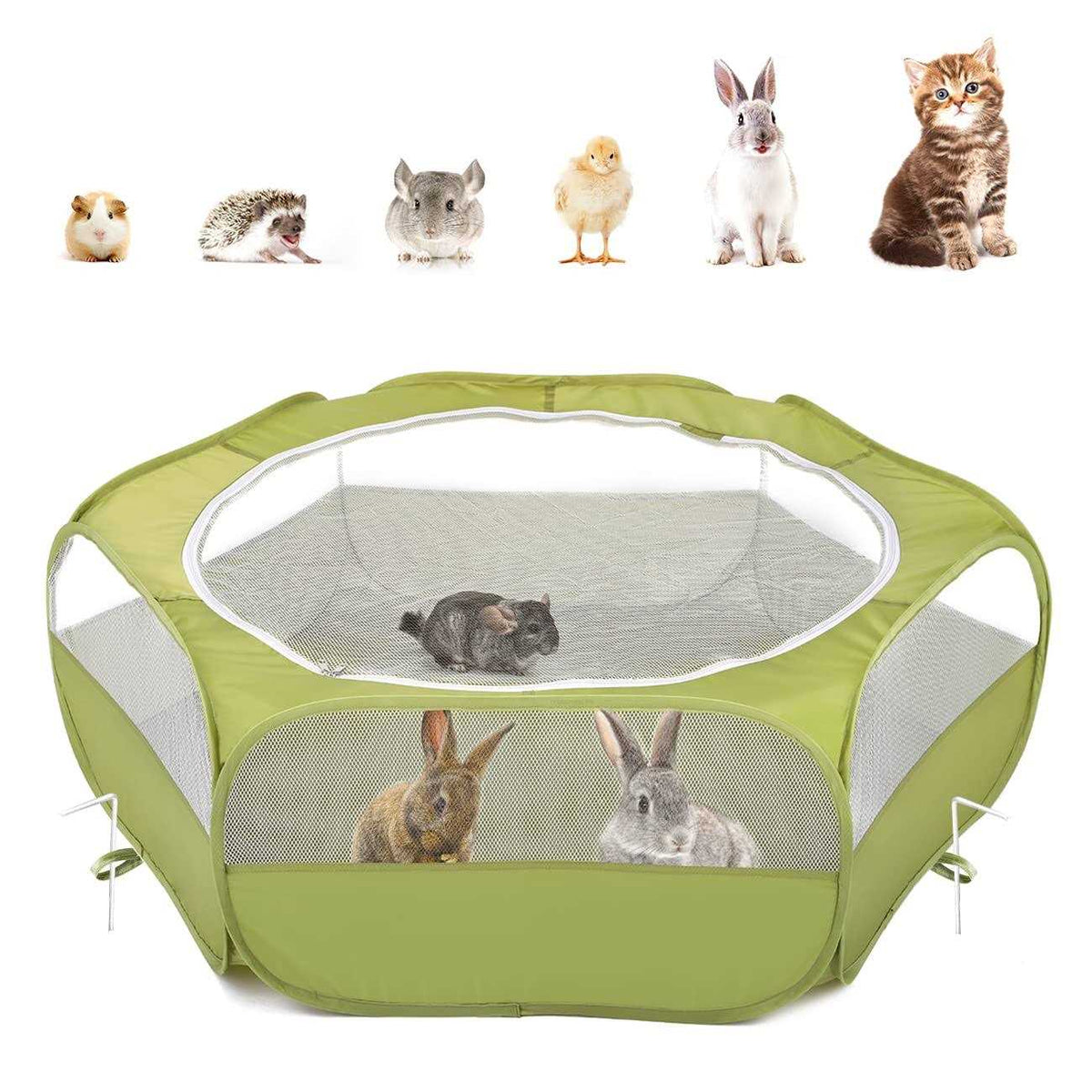 Small Animals Playpen with Zippered Cover O659