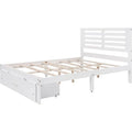 Full & Double Size White Bed D116673
