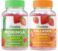 Moringa Leaf Collagen Vitamin C Chewable Gummy Supplement T36200