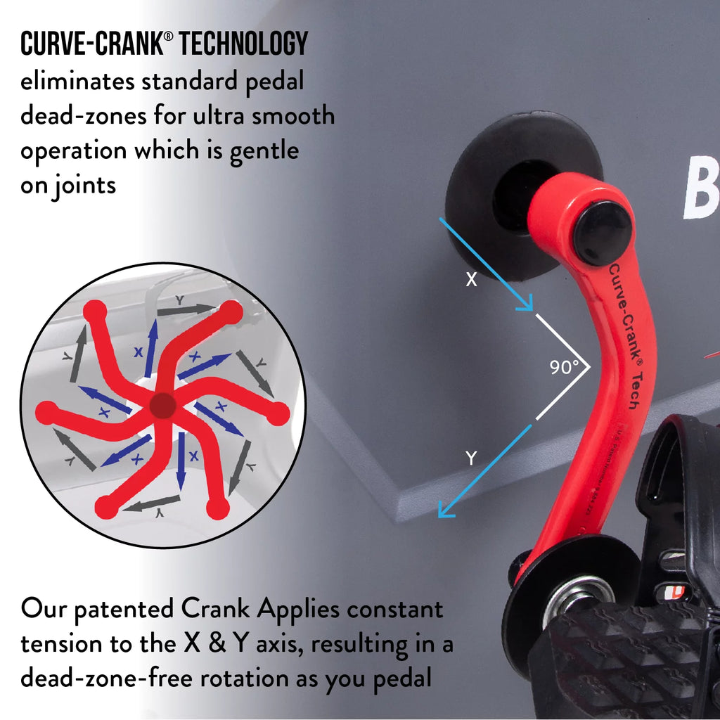 Upright Fan Bike Manual Resistance Heart Rate Monitor C48366