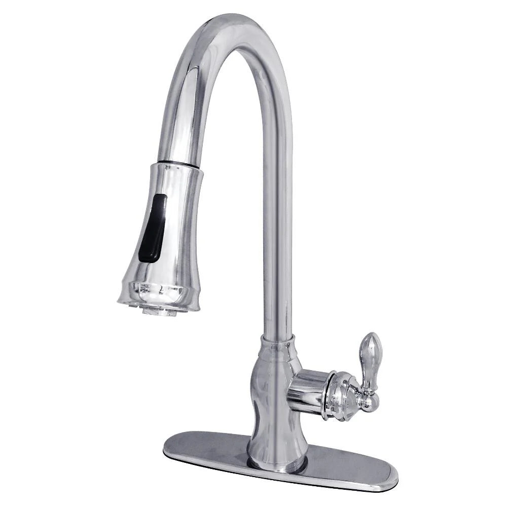 Single-Handle Pull-Down Sprayer Kitchen Faucet In Polished Chrome R398970