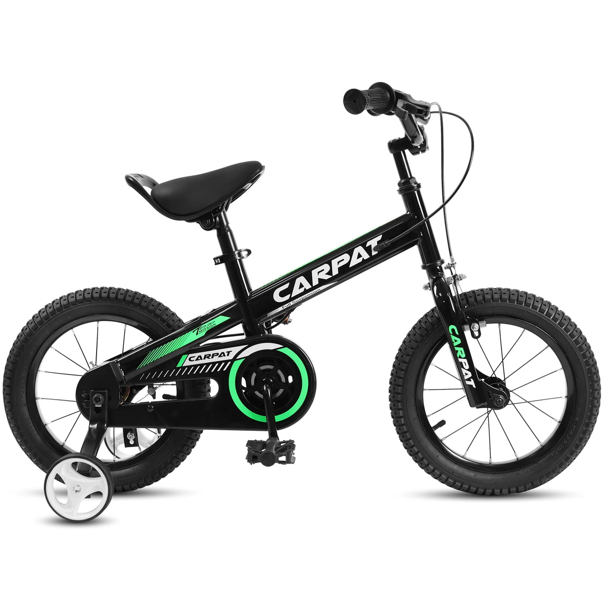 14 16 Inch Toddler Bike with Training Wheels Black W6281