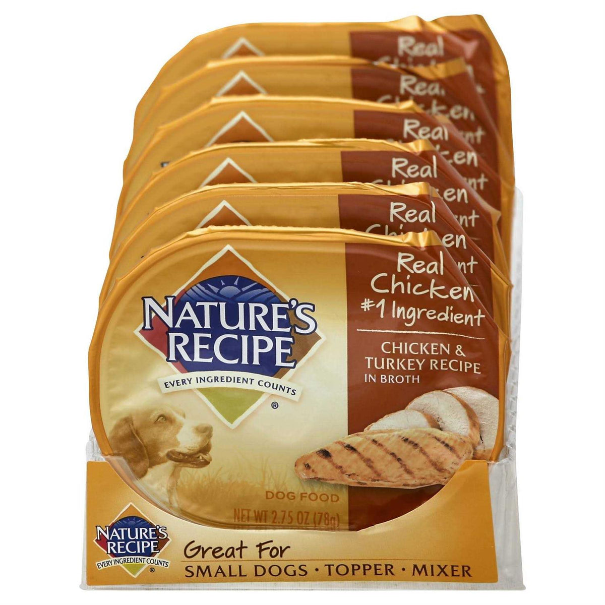 Chicken Recipe Wet Dog Food in Broth Y409343