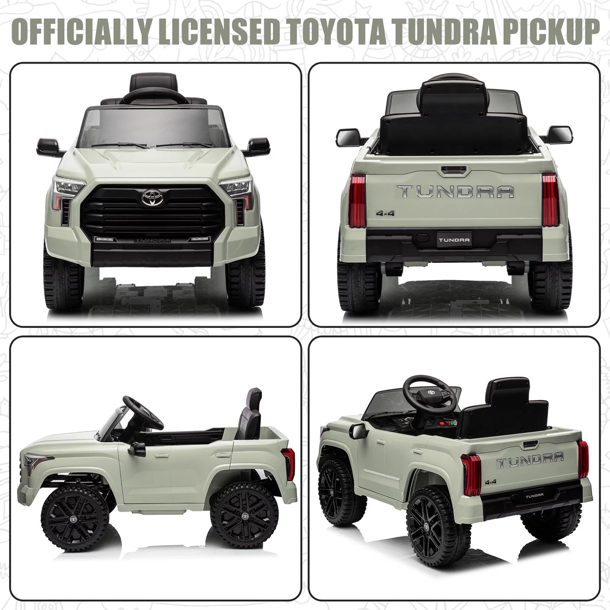 12 V Battery Powered Electric Ride on Pickup Truck with Remote Control Q470401