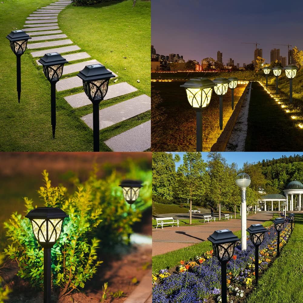 6PC Warm White Solar Outdoor Lights R6369