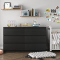 White 6 Drawer Dresser V36566