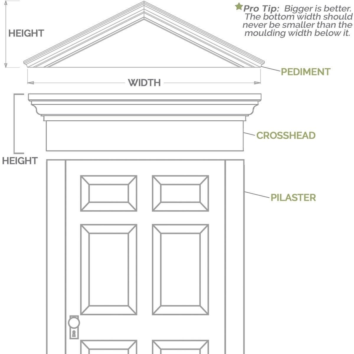 Fluted PVC Pilaster with Capital & Base (Pair) K618966