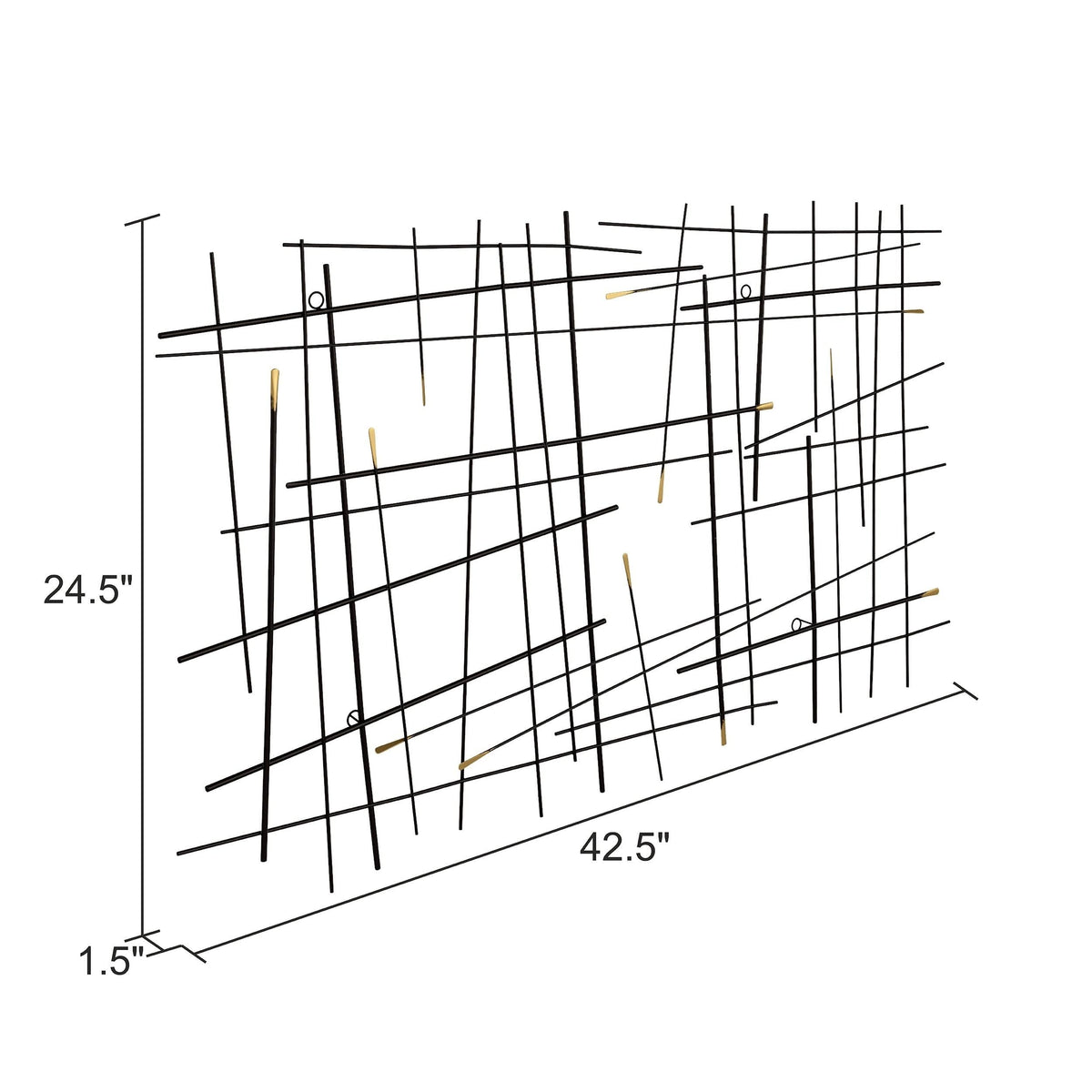 Modern Metal Wall Decor O713