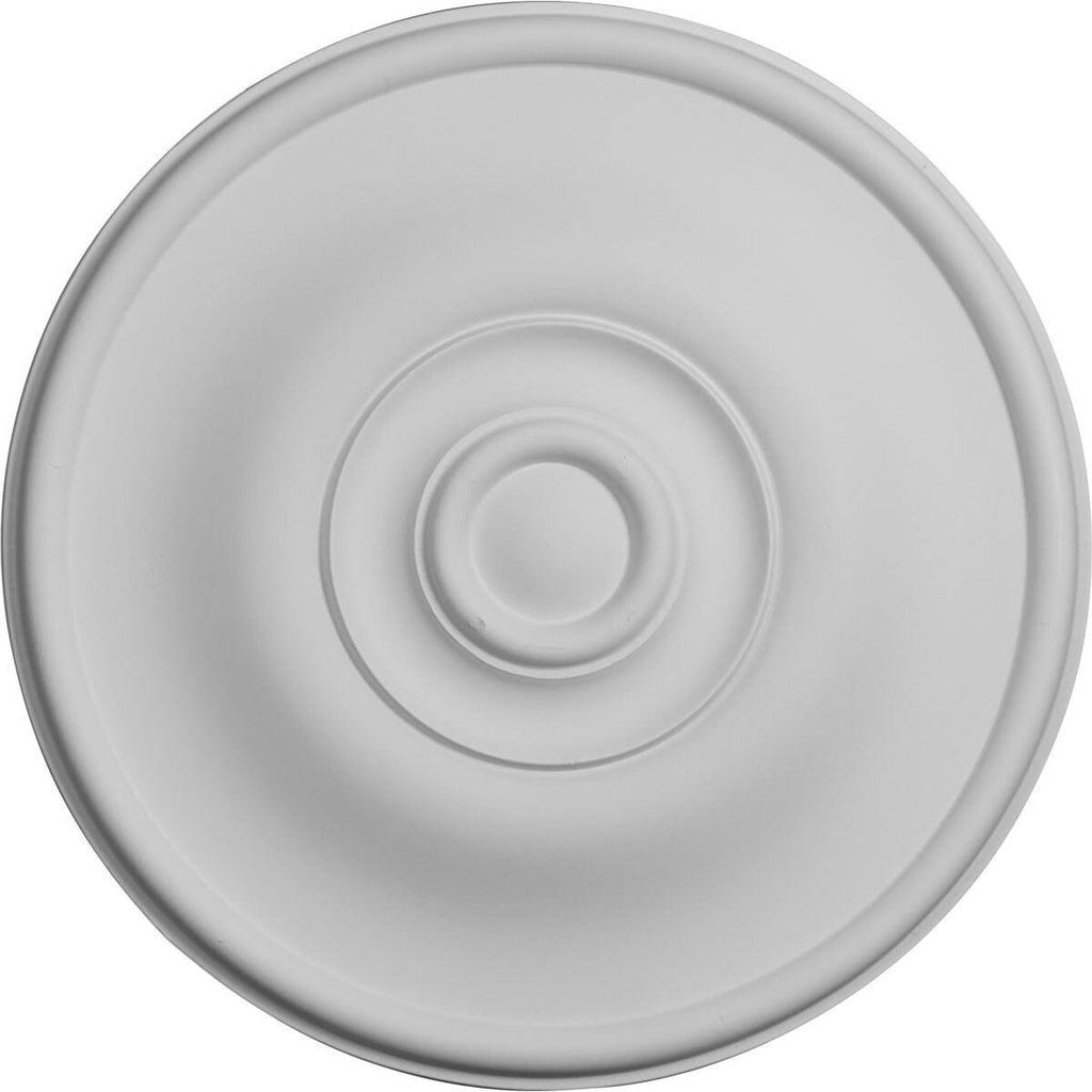 Hand-Painted Jet Black Ceiling Medallion E44474