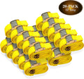 20 Tie-Down Straps, 2 x 12' Cam Buckle Straps A914