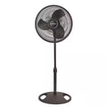 16 in. 3 Speed Oscillating Pedestal Fan with Adjustable Height in Black C713142