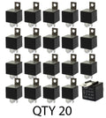 12V 40/30A 5-Pin SPDT Relay 100 Pack D4491