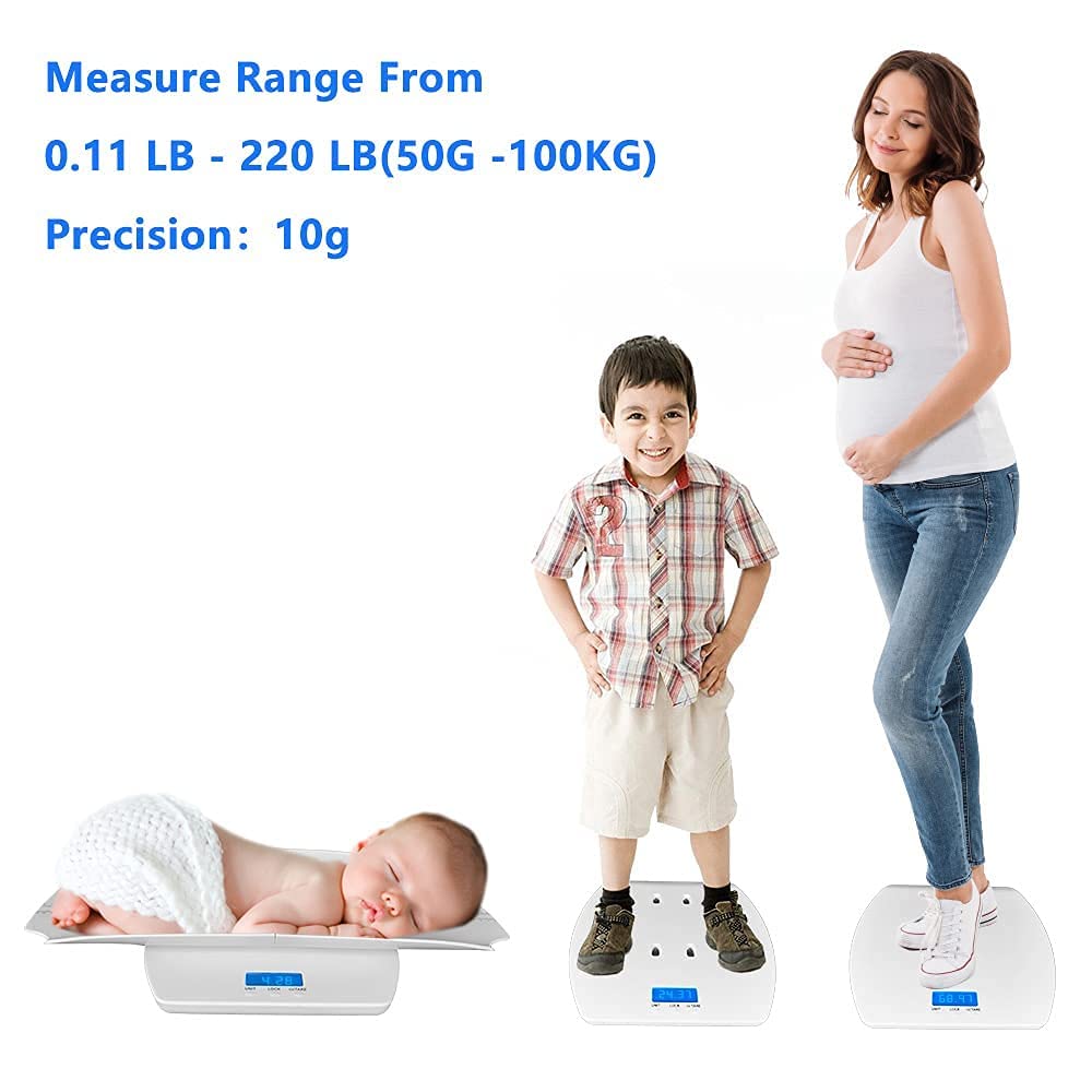 Digital Baby Scale with Hold Function, LCD Display B797808