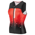 Men's Sleeveless Tri Course Black Flame Carmin G5390