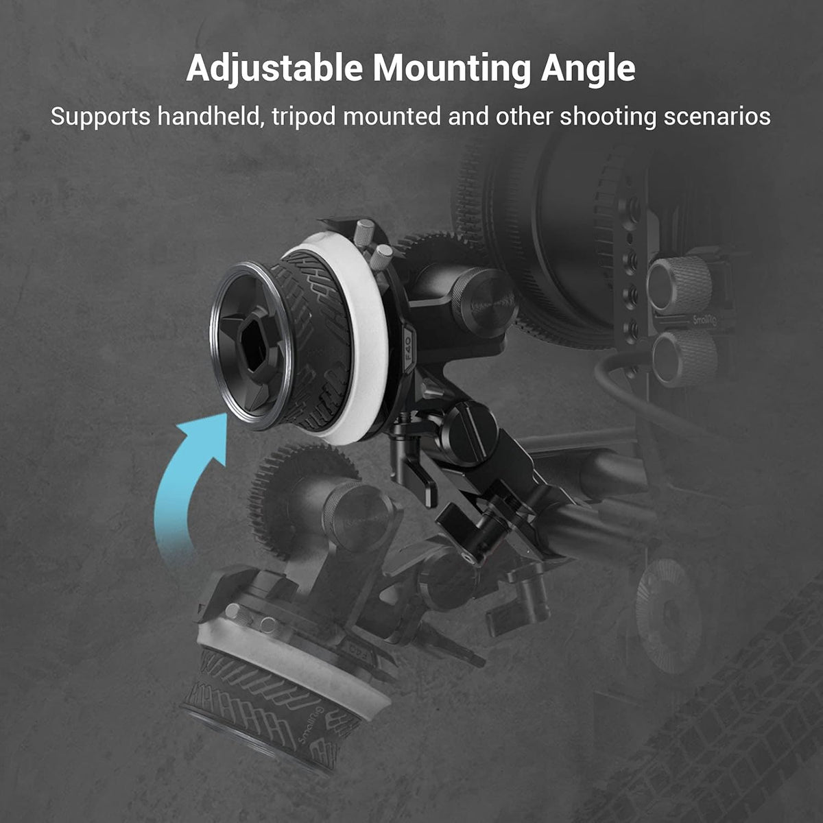 Mini Follow Focus with 15mm Rod Clamp and Gear Ring Belt M569441