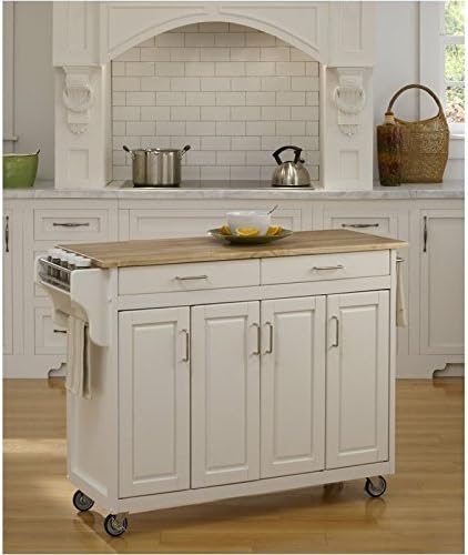 White Kitchen Cart N603705