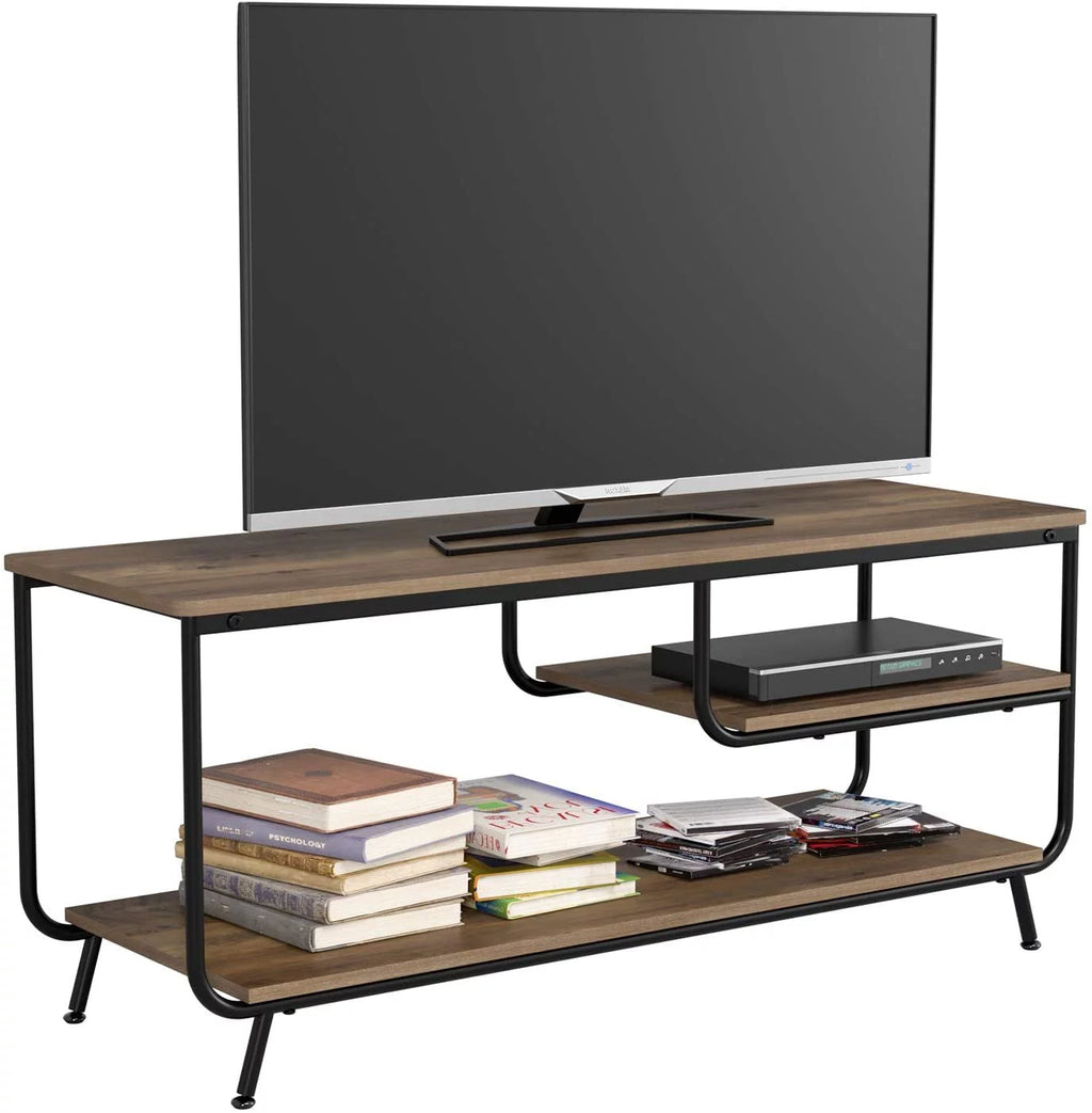 Wood 3 Tier TV Stand with Storage E503316