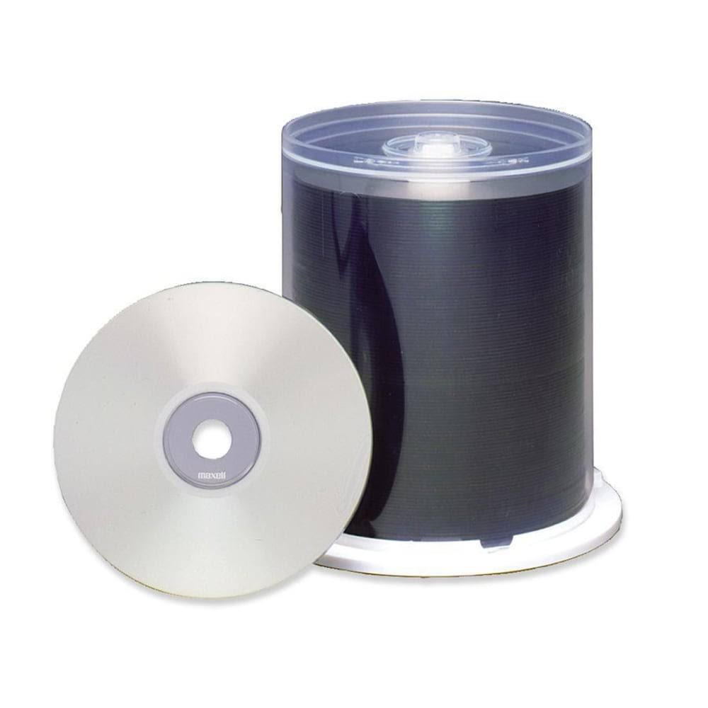 CD-R Discs 700MB/80 Min 48x Printable Matte Silver 100/Pack A1136