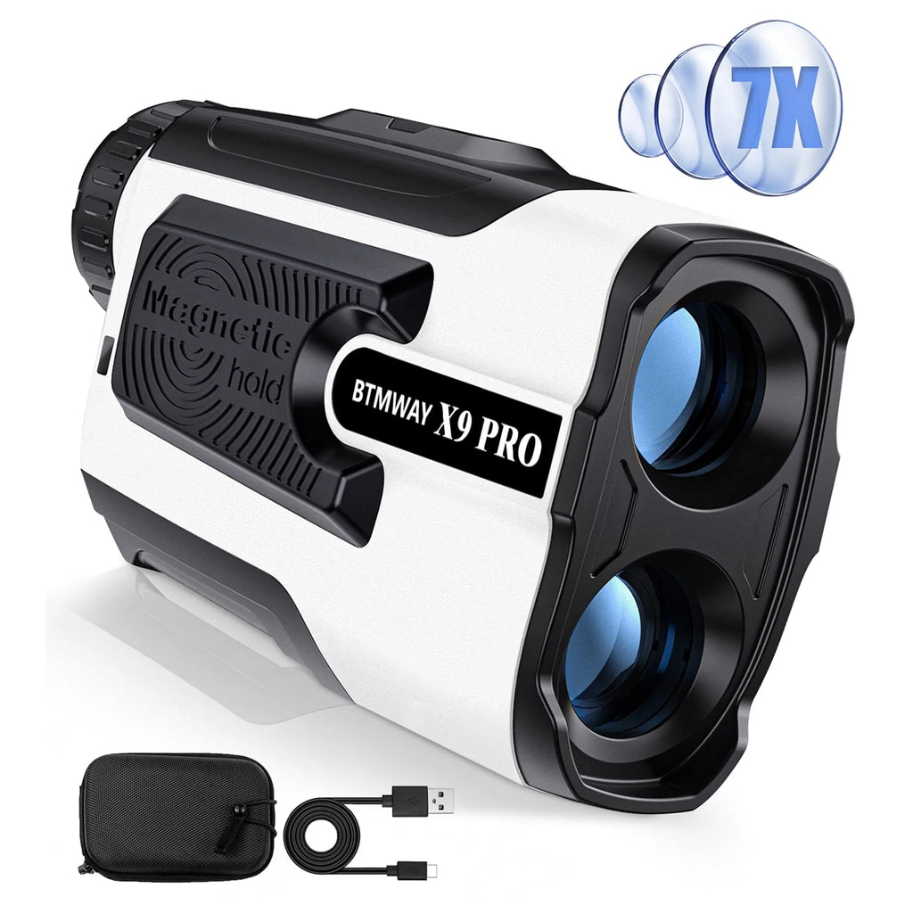 Laser Golf Rangefinder 900 Yards 7X Magnification with Slope Switch F264536
