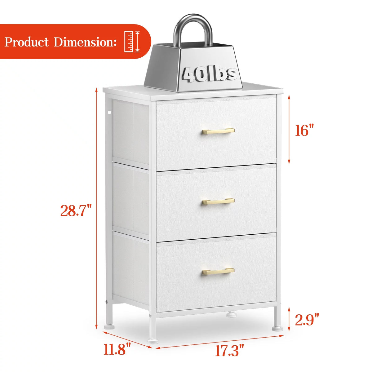 3 Drawer Nightstand Z97865