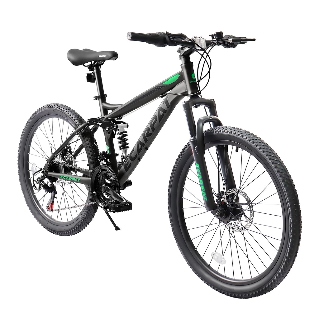 24 Inch 21-Speed Full Suspension Mountain Bike T3762