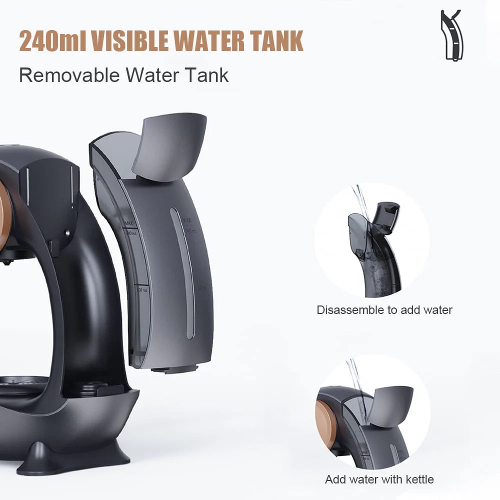 Black Semi-automatic Drip Coffee Maker G710