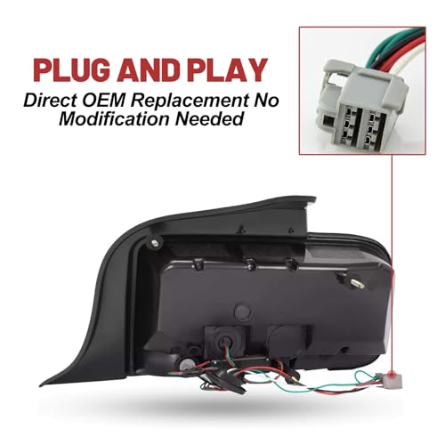 Smoked Black LED Tail Lights Left + Right A847729