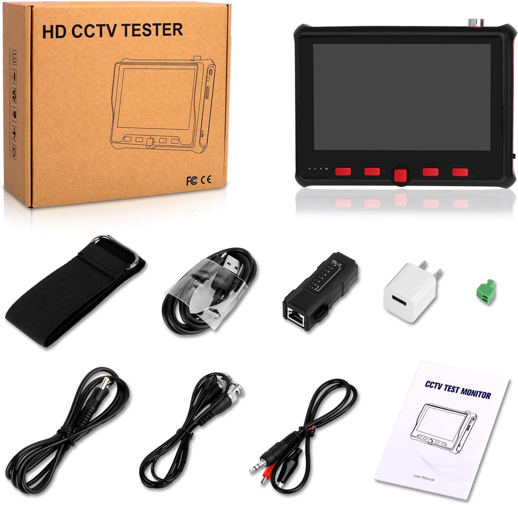 4-in-1 Portable CCTV Tester HD 8MP 4.3-inch LCD M346525