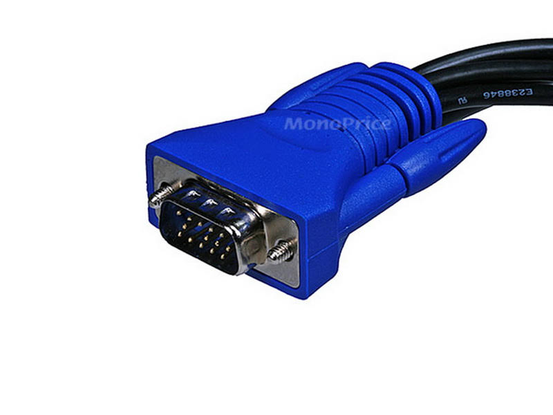 4-Port USB PS2 KVM Switch with Cables X804043