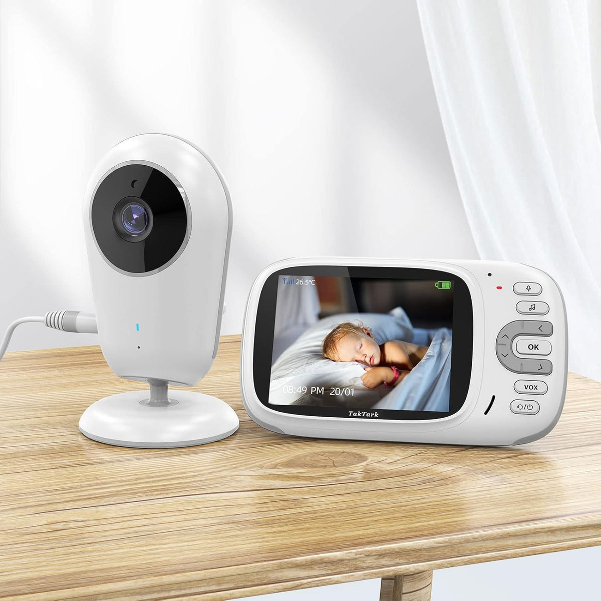 Video Baby Camera Monitor, No WiFi, Night Vision, 2 Way Audio Q47577
