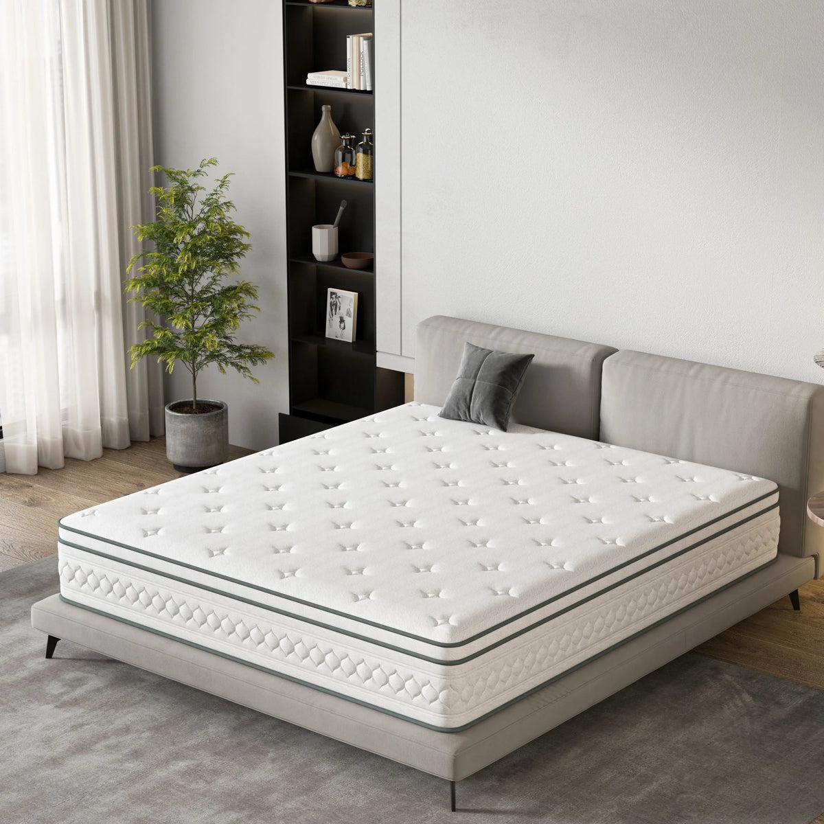 Queen Gel Memory Foam Mattress R502364