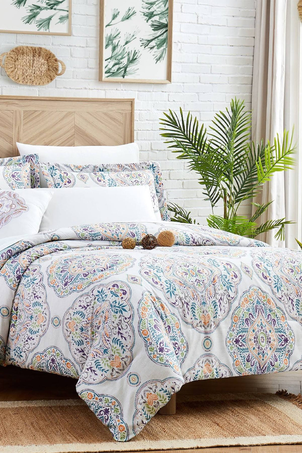 6 Piece Printed Bed Set H5651