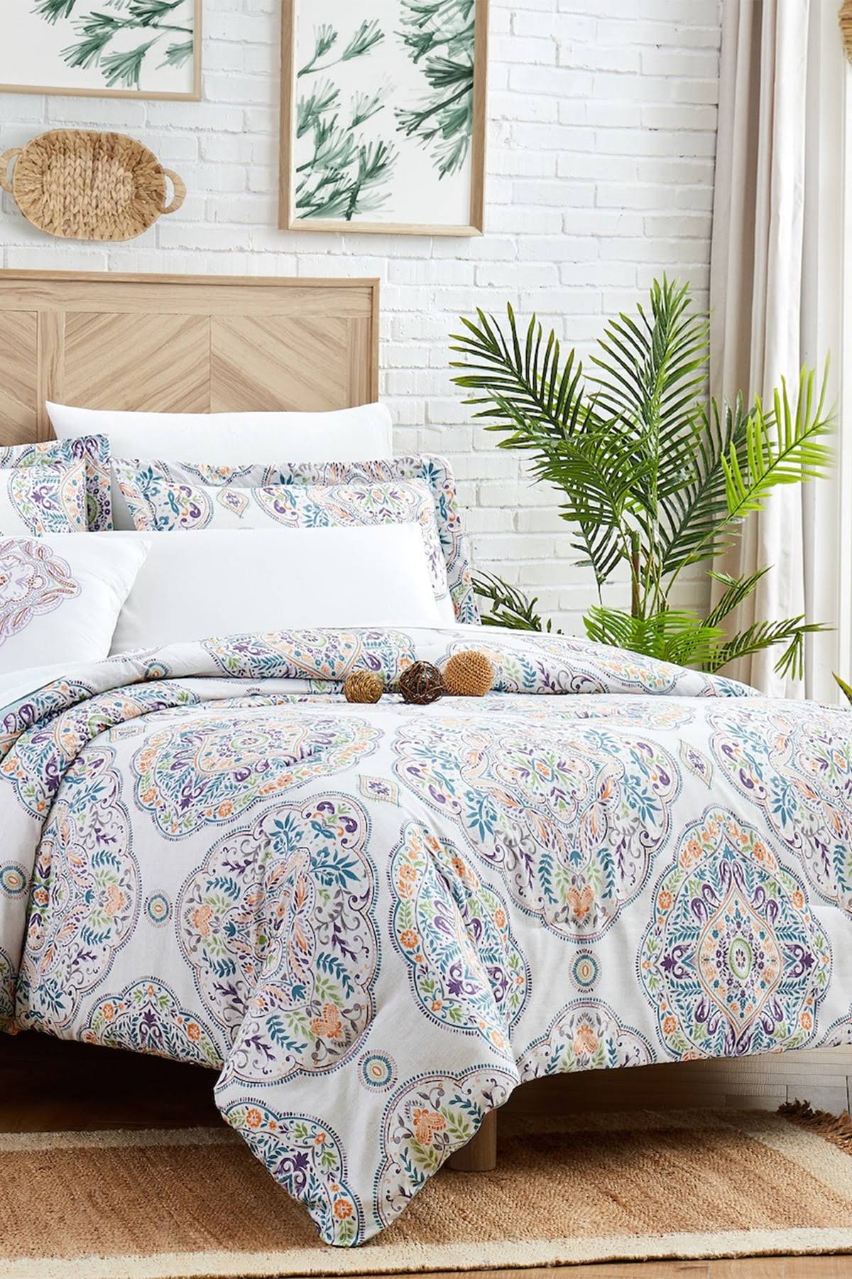 6 Piece Printed Bed Set H5651