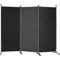 6.1 ft 3-Panel Fabric Room Divider F197331
