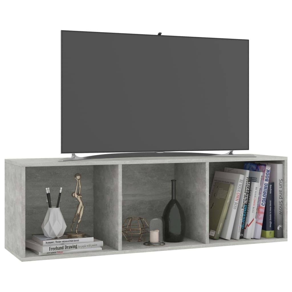 Concrete Gray Chipboard Book Cabinet TV Cabinet L7847