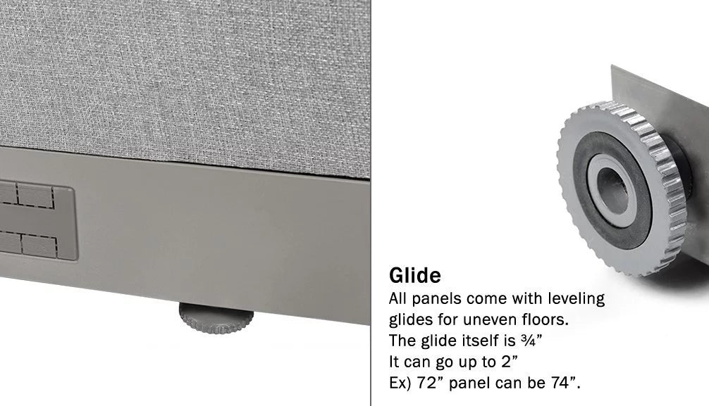L-Shaped Freestanding Office Partition J89280