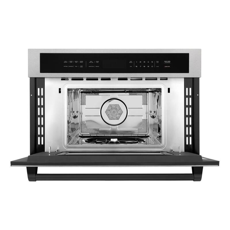 30 in. Built-In Microwave Oven in Stainless Steel & Matte Black U4920