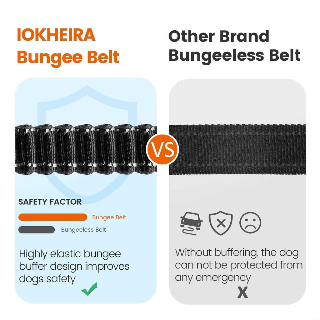 Dog Seat Belt Car Harness Reflective Bungee L750913