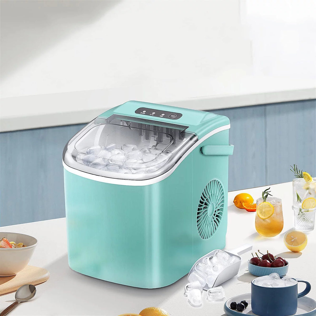 Countertop Nugget Ice Maker 26lbs Per Day with Ice Scoop X234038
