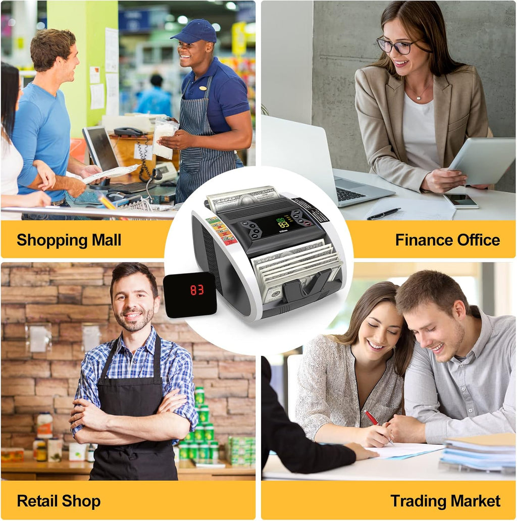 Bill Counter Machine with Counterfeit Detection K988