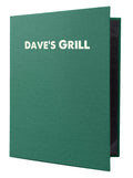 Green Casebound Menu T1043