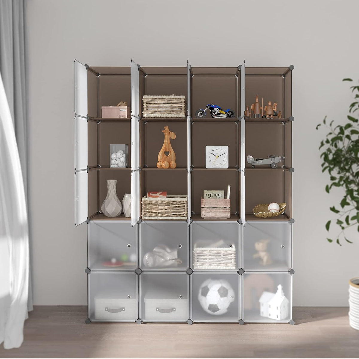 20 Cube Plastic Storage Organizer N4664