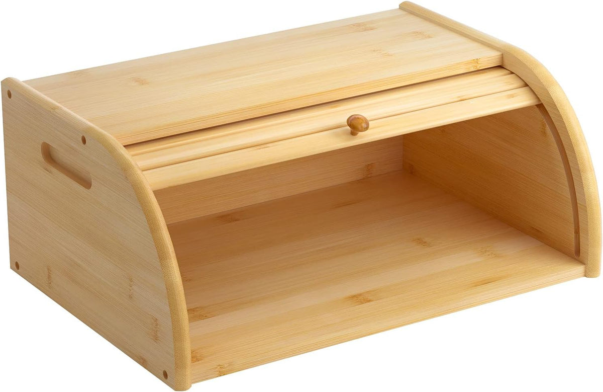 Bamboo 2 Layer Bread Box A87408