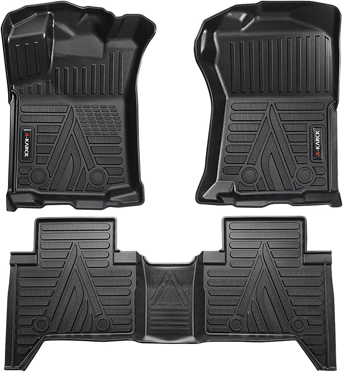 All Weather Custom Fit Floor Liners 1st and 2nd Row V2296