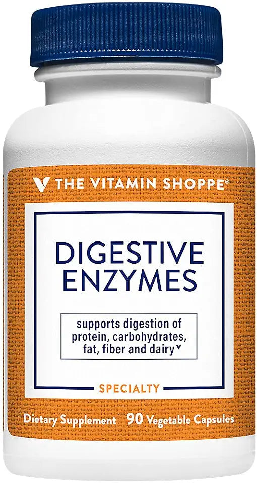 Plant-Based Digestive Enzymes 90 Veggie Capsules Y5520