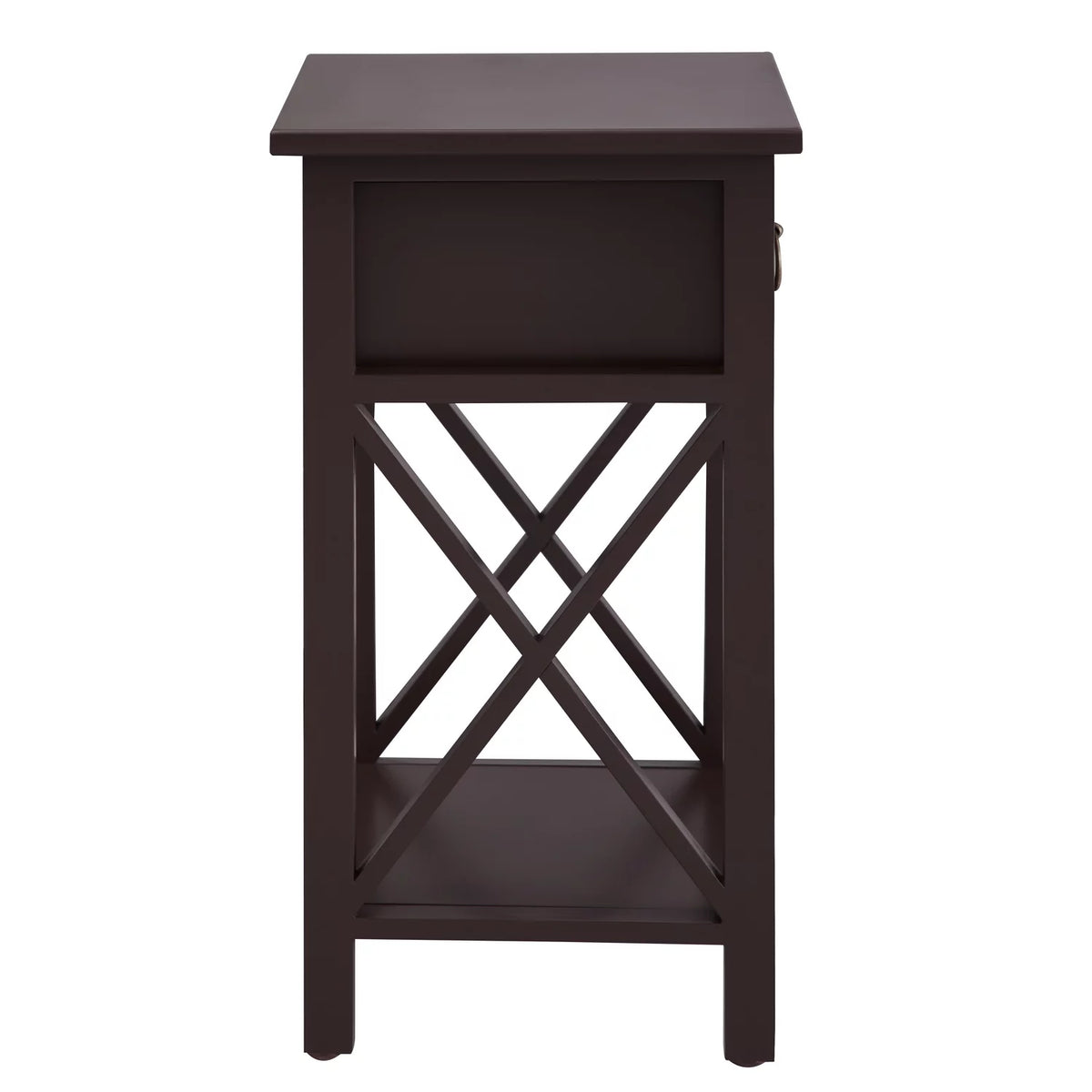 Wooden Nightstand with Drawer C90998